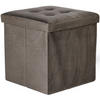 SITZBOX Ravello L mit Knöpfen Samt braun - Braun, Textil (38/38/38cm) - Komodee