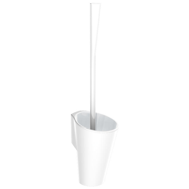 Delabie Wc-Bürstengarn. Schwarz 14x14x53.5 cm
