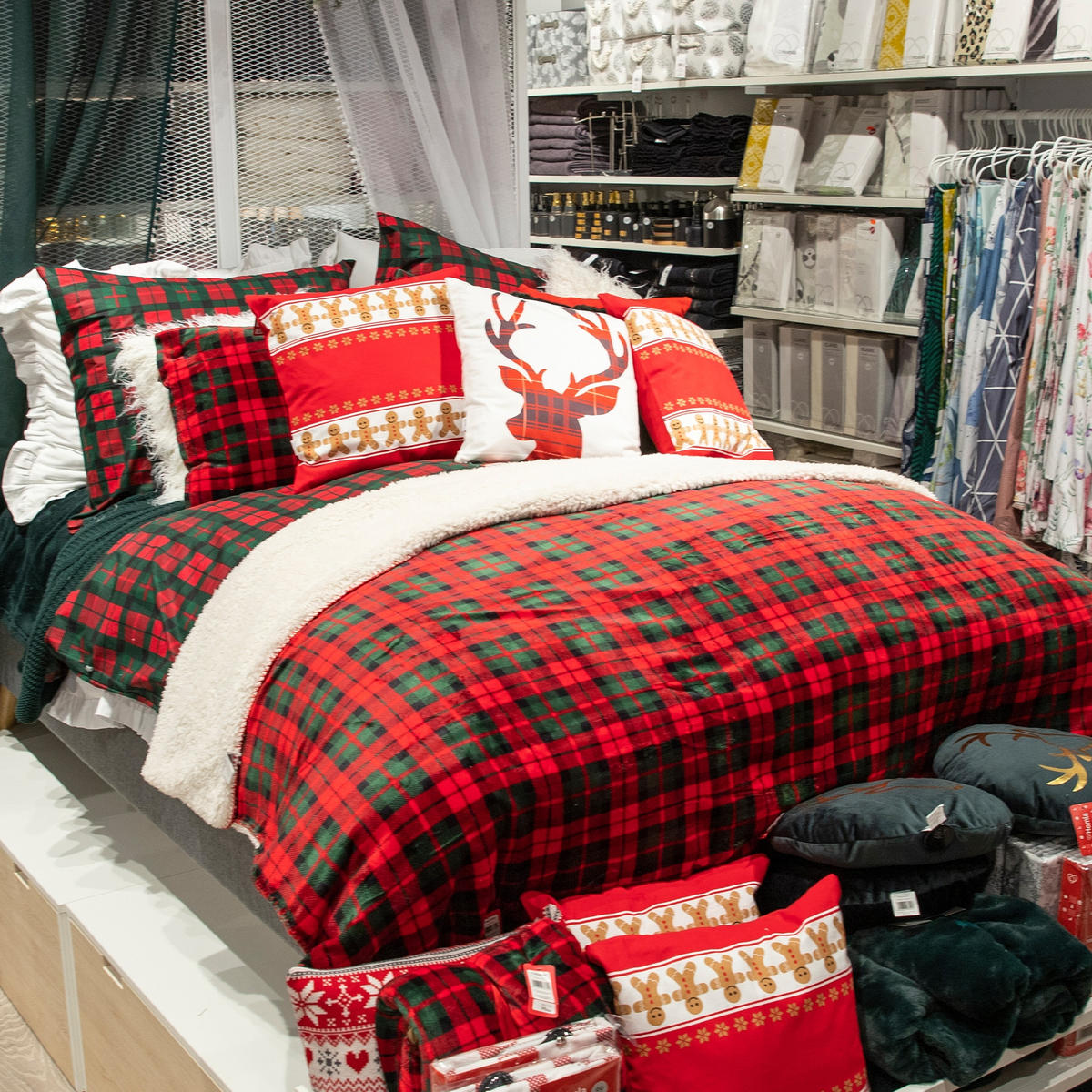 BETTWÄSCHE Tartan Baumwolle 220/200 cm - Multicolor, Textil (220/200cm) - Homla