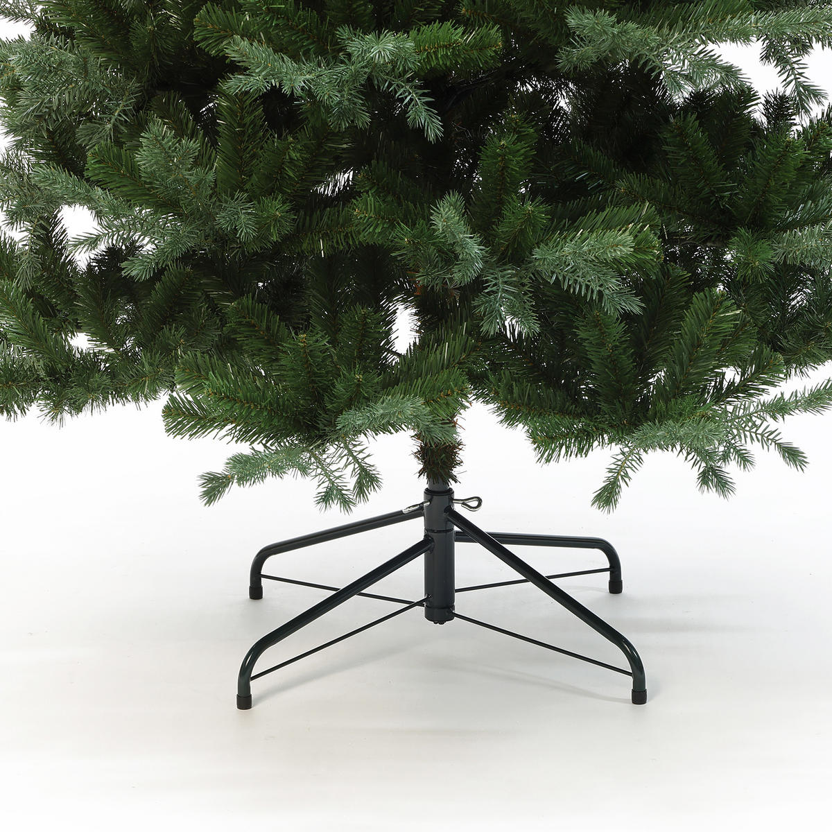 KÜNSTLICHER Weihnachtsbaum 220 cm, 1949 PE/PVC Zweige - Grün, Kunststoff (220cm) - Hometopia