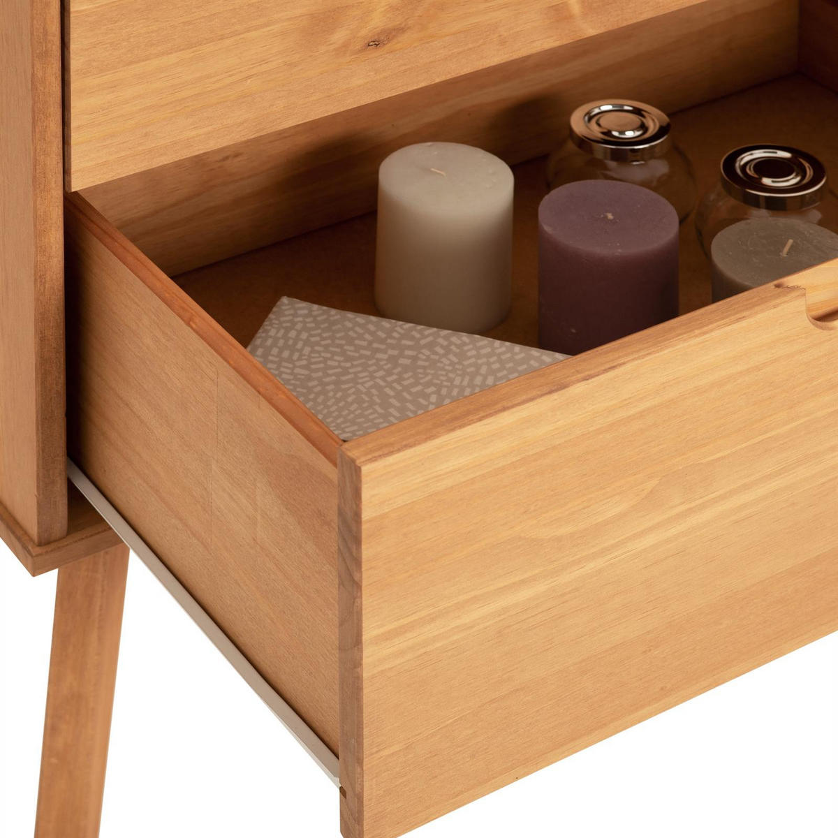 SIDEBOARD TIVOLI - Braun, Holz (145/75/45cm) - IDIMEX
