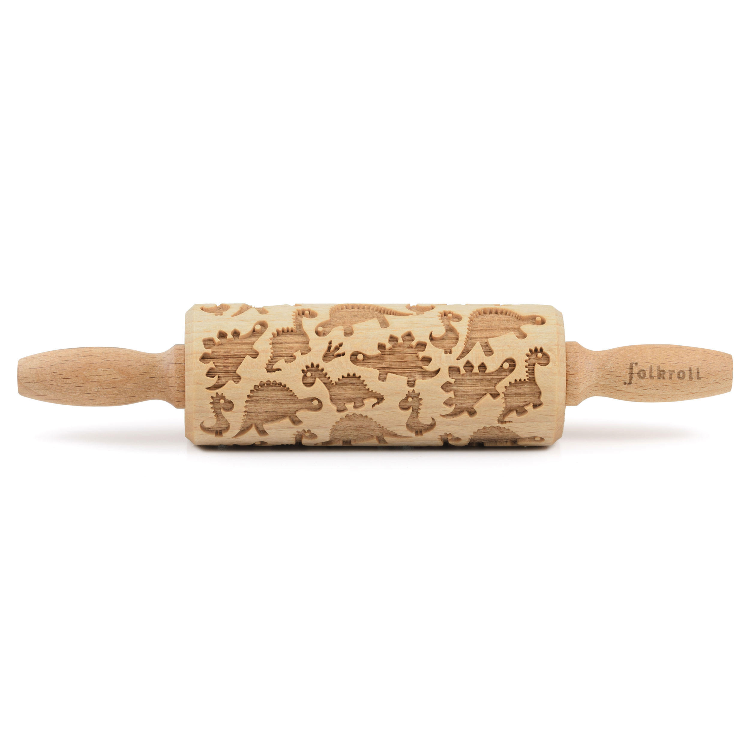 Folkroll Teigrolle Braun 23 cm