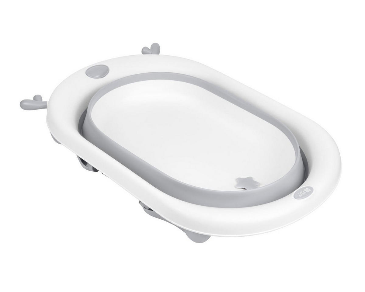 BABYBADEWANNE Foldy rosa Wasserablauf, leicht zu reinigen, ab Geburt - Rosa, Kunststoff (51/81.5cm) - Kikka boo
