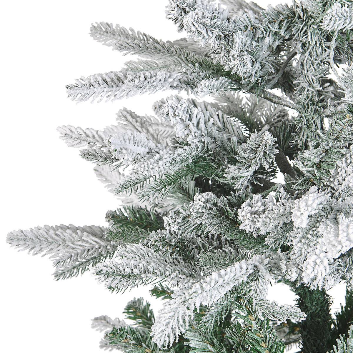 WEIHNACHTSBAUM 180 cm Weiß Miette - Weiß, Kunststoff (180cm) - Beliani