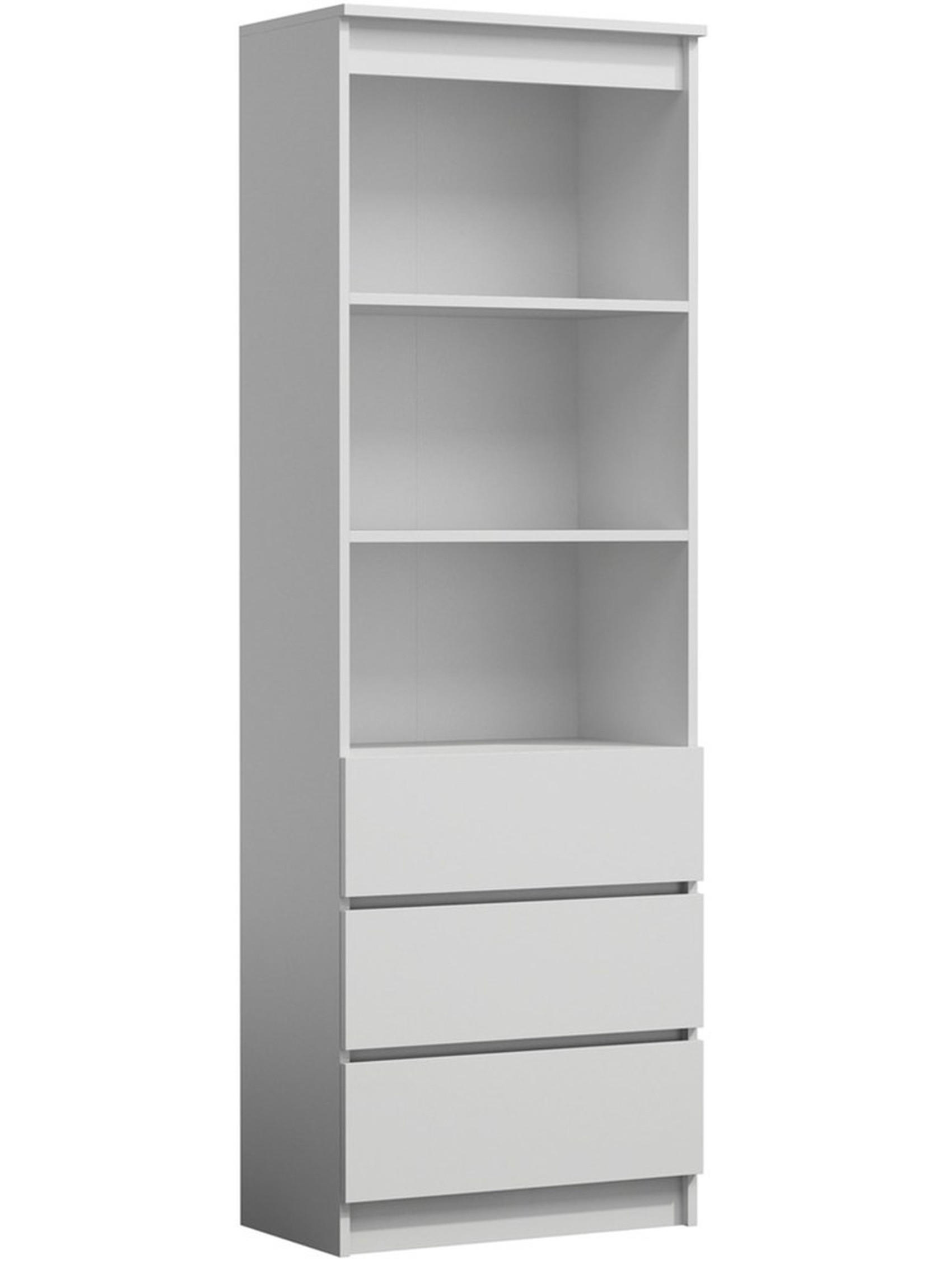 BOKHYLLOR Vit 60/180/35 - Vit, Träbaserade material (60/180/35cm) - RAUMHIRSCH FURNITURE
