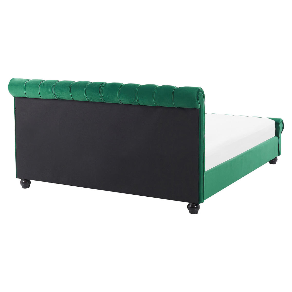 POLSTERBETT 160/200cm Smaragdgrün Avallon - Grün, Textil (160/200cm) - Beliani