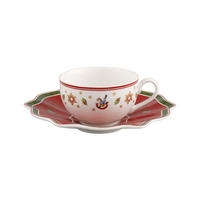 KAFFEETASSE MIT UNTERTASSE Toy's Delight bunt 170 ml - Multicolor, Keramik (16.5/9.1/16.5cm) - Villeroy & Boch