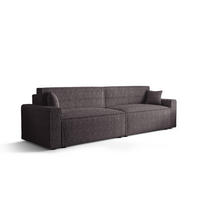 DOPPELSOFA Mira mit Schlaffunktion - Graubraun/Braun, Textil (292/90/85cm) - SIMKAM Furniture