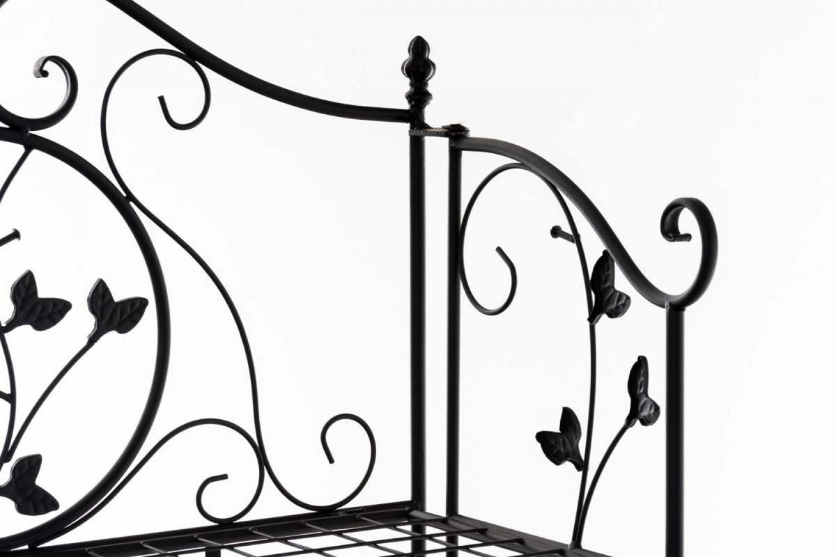 STANDREGAL Metall Schwarz - Schwarz, Metall (60/158/33cm) - CLP