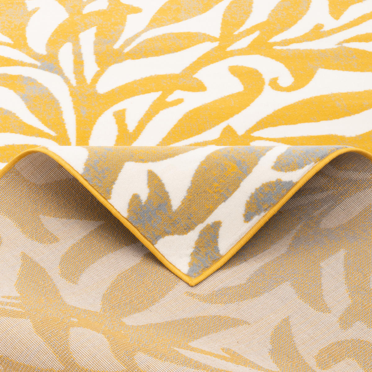 DESIGNER TEPPICH SAMBA MODERN FLOWER - Gelb, Textil (160/230cm) - Pergamon
