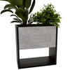 BLUMENKASTEN Grau 45/44/22,6cm - Grau, Holzwerkstoff (44/45/22.6cm) - CraftPAK