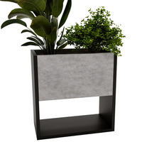 BLUMENKASTEN - Grau, Holzwerkstoff (46195/45/44cm) - RAUMHIRSCH FURNITURE