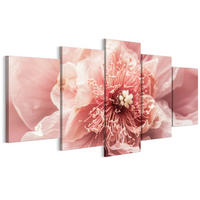 LEINWANDBILD Magnolie 5-tlg. 200x100 cm - Multicolor, Holz (200/100cm) - LUMASOUL