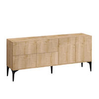 BUFFETSCHRANK laika beige - Beige, Holz (40/80/180cm) - Habitat Garten