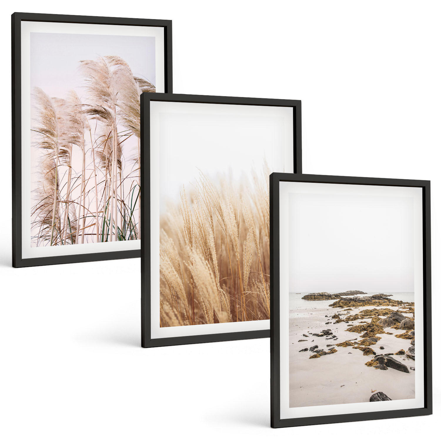 Tulup Bilder Schwarz 40x60 cm