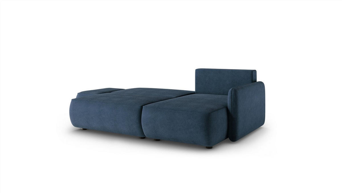 ECKSOFA Luka Mit Schlaffunktion - Blau, Holzwerkstoff/Textil (148/229cm) - Fun Möbel