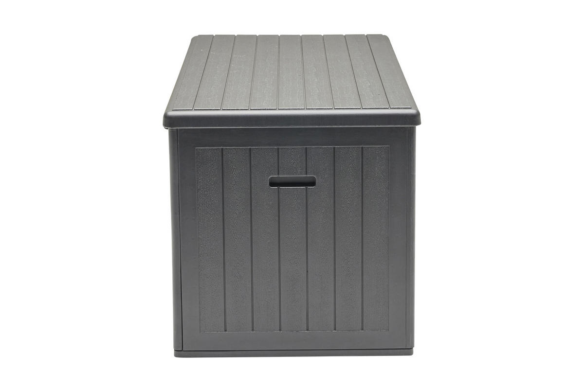 KISSENBOX Lilo 140x70 cm, Kunststoff, Schwarz - Schwarz, Kunststoff (140/72/70cm) - dasmöbelwerk