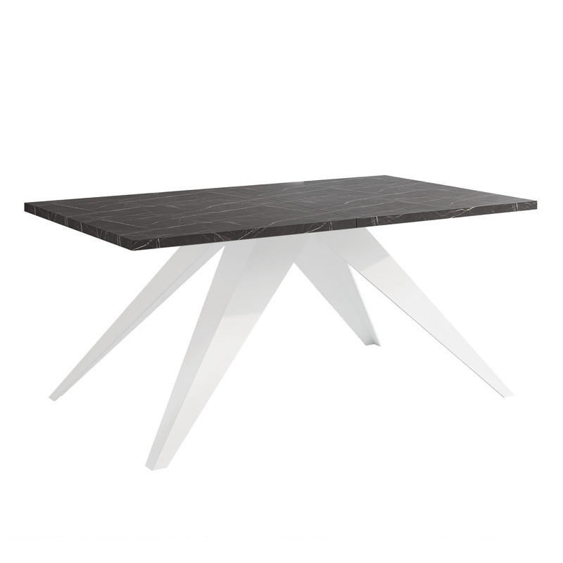 Idohome Ausziehtisch Grau 140x76x80 cm