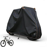 FAHRRADABDECKUNG 200 x 110 x 70 cm 500D Oxford-Gewebe - Schwarz, Textil (110/70/200cm)