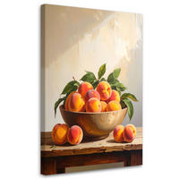 LEINWANDBILD Essen & Trinken 80x120cm - Orange, Textil (80/120cm) - Feeby