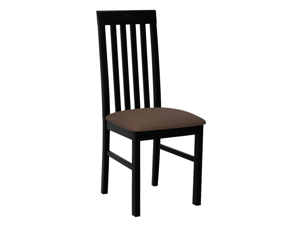 STUHL Nilo I, Holzfarbe: Schwarz - Schwarz/Braun, Holz (43/96/48cm) - MIRJAN24