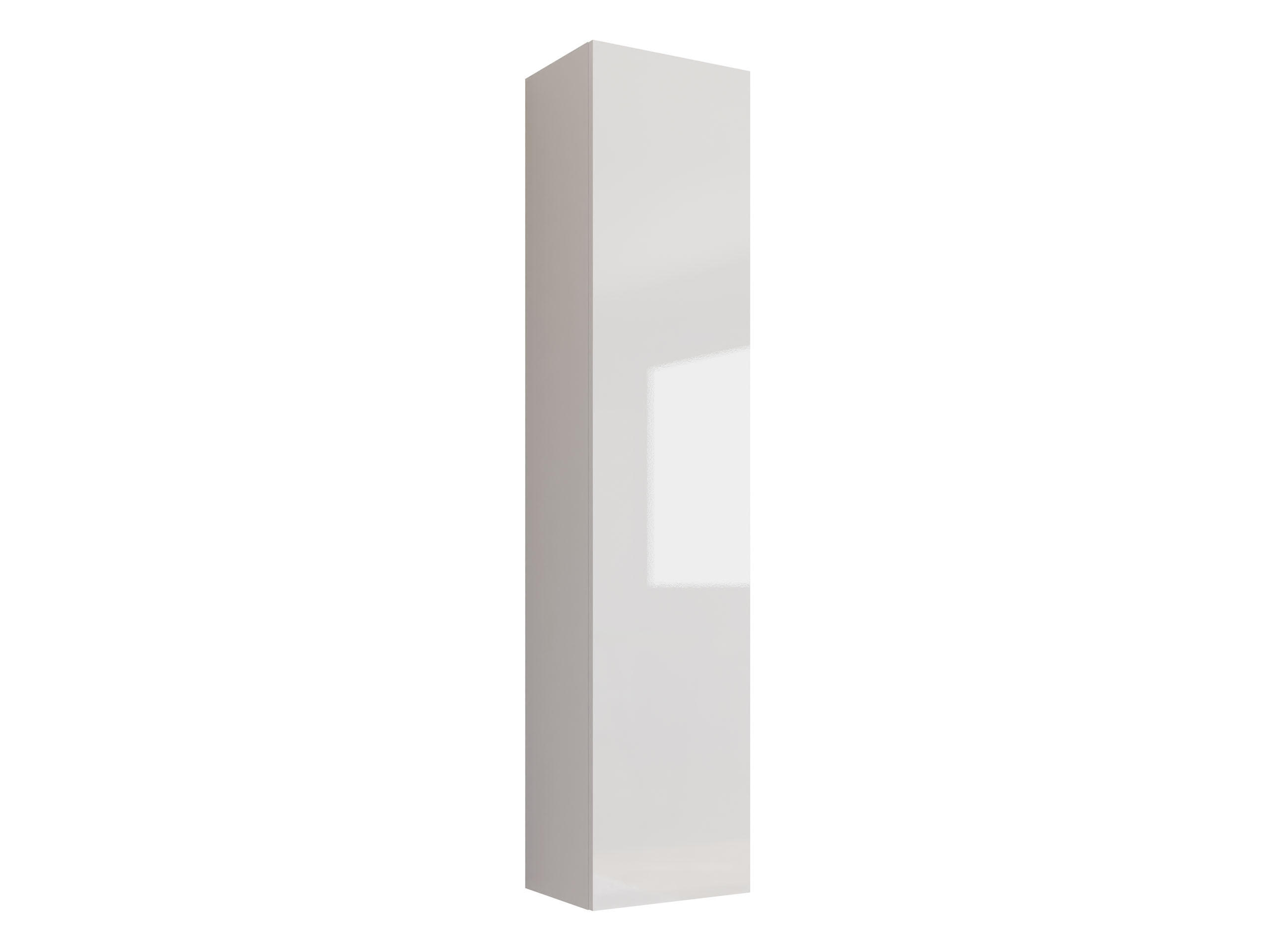 HÄNGEVITRINE 180 Vigo - Weiß Hochglanz/Weiß, Holzwerkstoff (40/180/30cm) - MIRJAN24