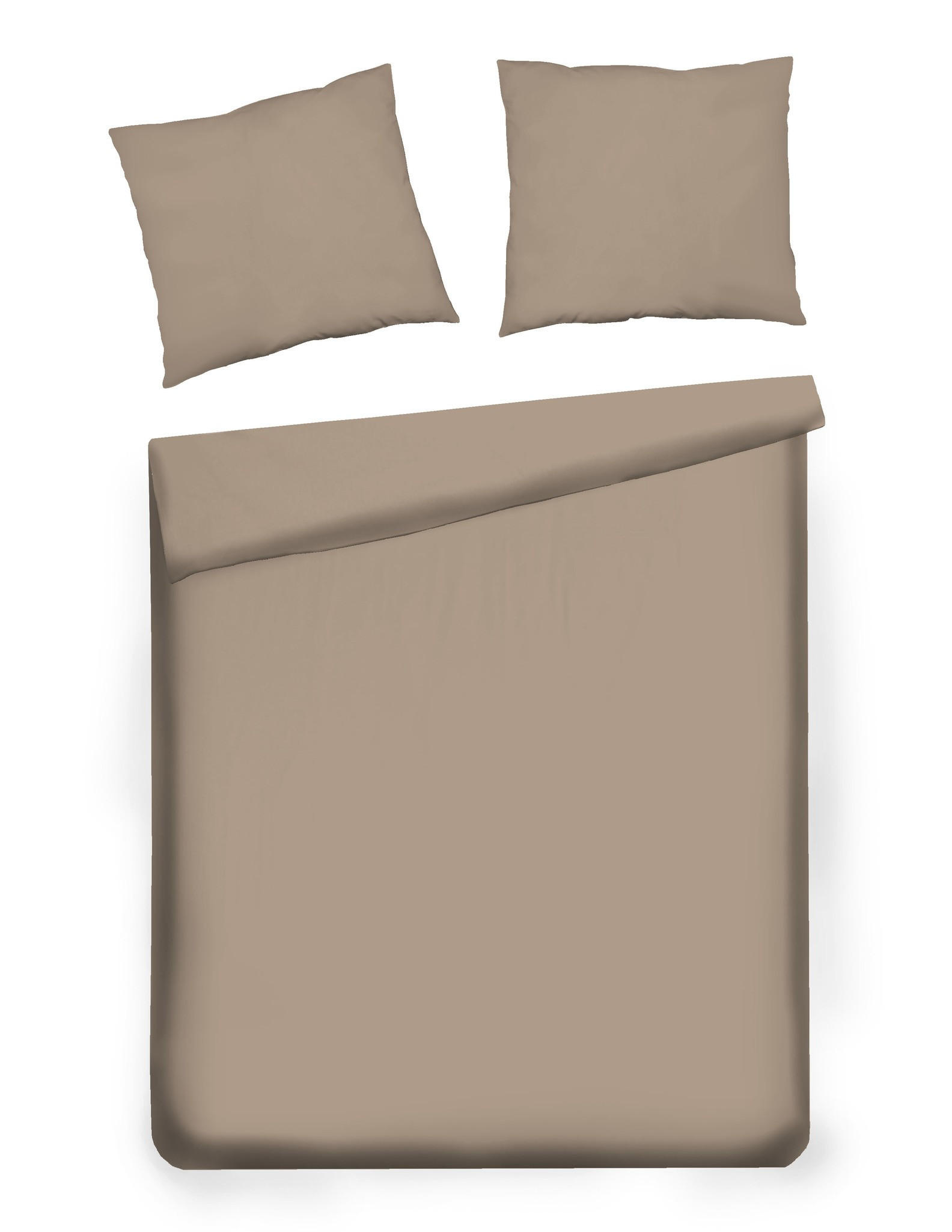 BETTWÄSCHE Satinette - Beige, Textil (160/200cm) - home&you