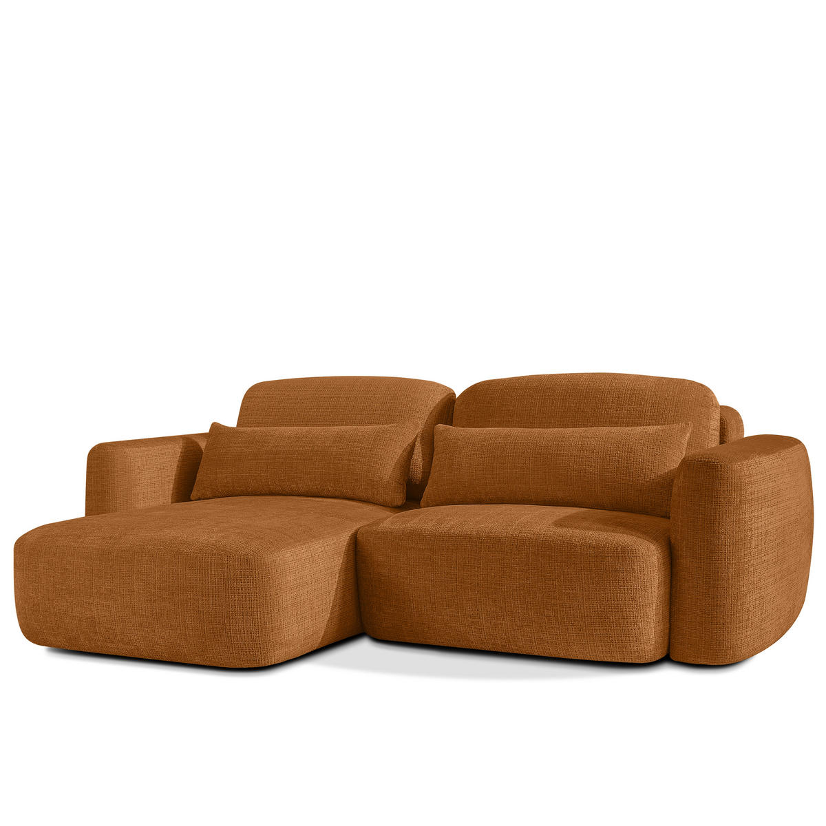 SITZGARNITUR ELOSA - Rot, Holz/Textil (245/85/165cm) - KONSIMO®