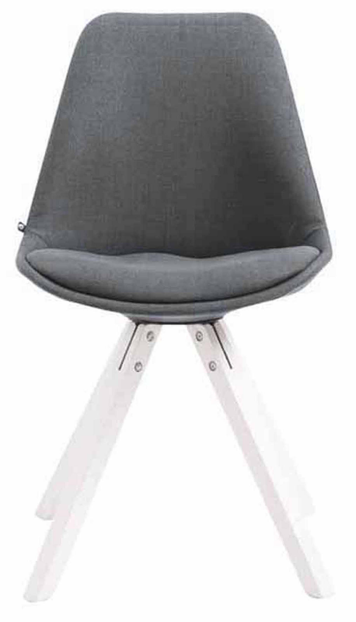 STUHL 4er Set Stoff dunkelgrau - Dunkelgrau, Textil (48/84/56cm) - CLP