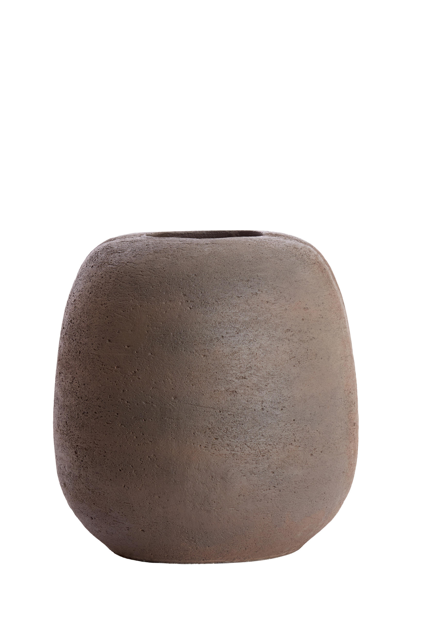 VAZE Astrea Braun 51/51/52 cm - Braun, Stein (52cm) - Light & Living
