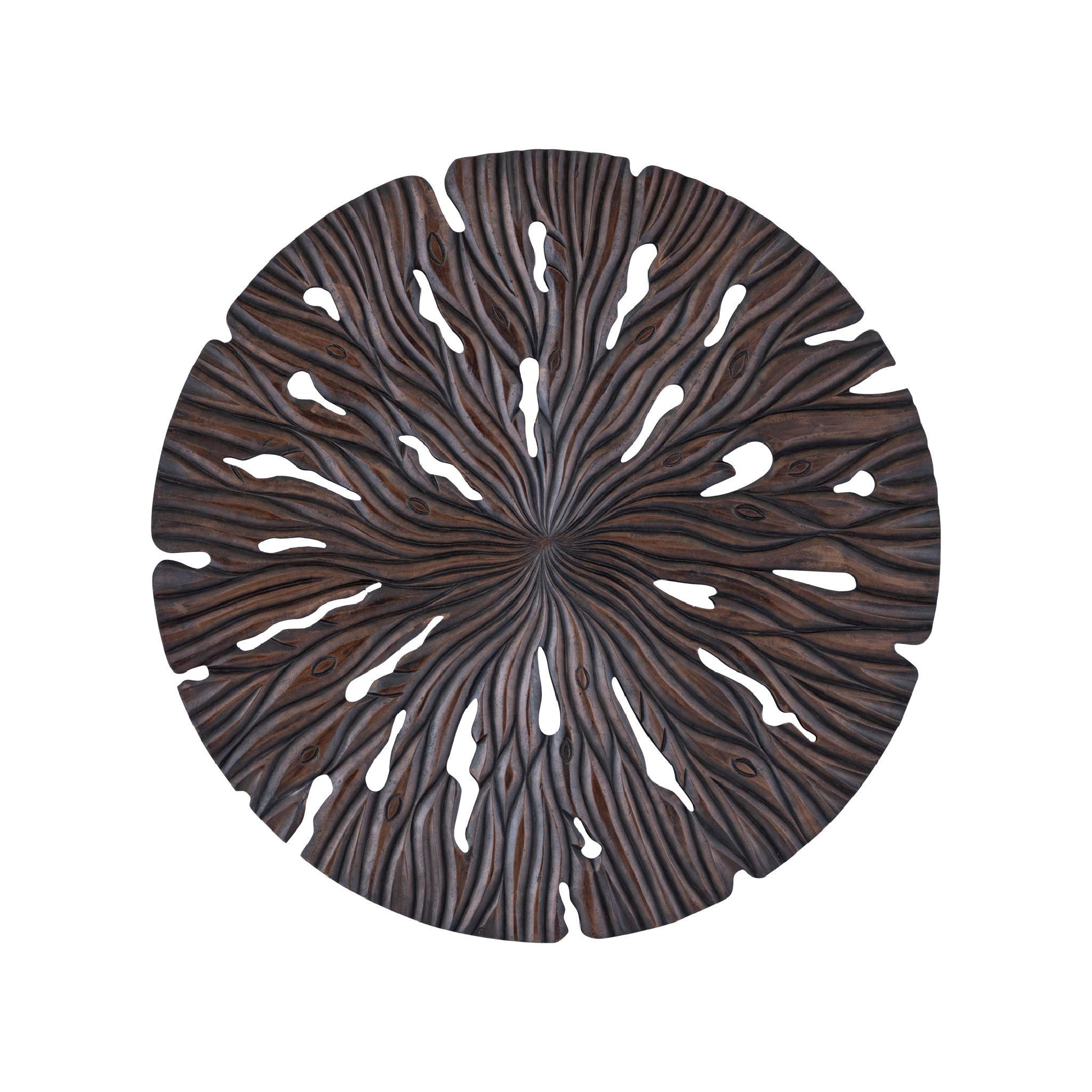 WANDPANEEL Bonte Braun 90/2.5/90cm - Braun, Holz (2.5/90/90cm) - PTMD Collection