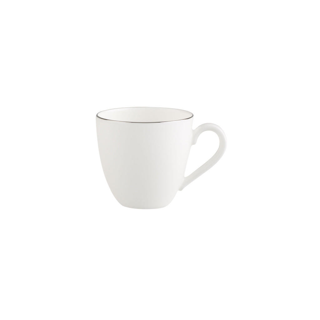 MOKKA-/ESPRESSOTASSE Anmut Platinum No.1 weiß 60 ml - Weiß, Keramik (0.06L) - Villeroy & Boch