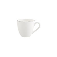 MOKKA-/ESPRESSOTASSE Anmut Platinum No.1 weiß 60 ml - Weiß, Keramik (0.06L) - Villeroy & Boch