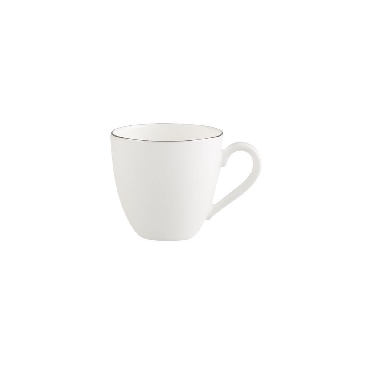 MOKKA-/ESPRESSOTASSE Anmut Platinum No.1 weiß 60 ml - Weiß, Keramik (0.06L) - Villeroy & Boch