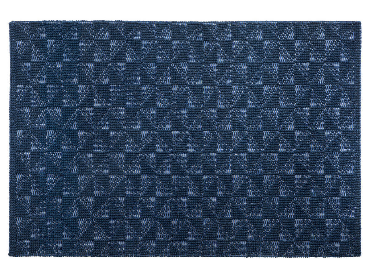 KURZFLOR-TEPPICH Savran 200/140 cm - Blau, Textil (140/200cm) - Beliani