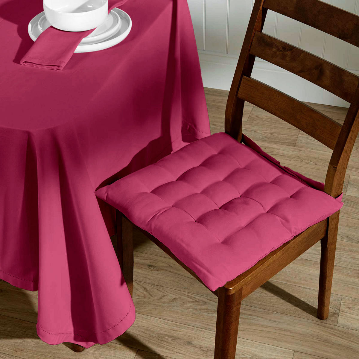 STOFFSERVIETTEN 4er-Set weinrot 45/45 cm, 100% Baumwolle - Weinrot, Textil (45/45cm) - Homescapes