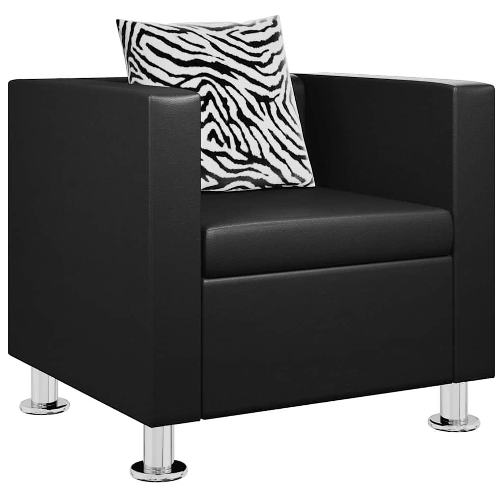 SESSEL Haltbar 70/62.5/63 cm Schwarz Holz - Schwarz, Holz (62.5/63/70cm) - vidaXL