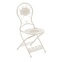 GARTENSTUHL Moni antik-creme - Naturfarben, Metall (43/50/91.5cm) - TPFGarden