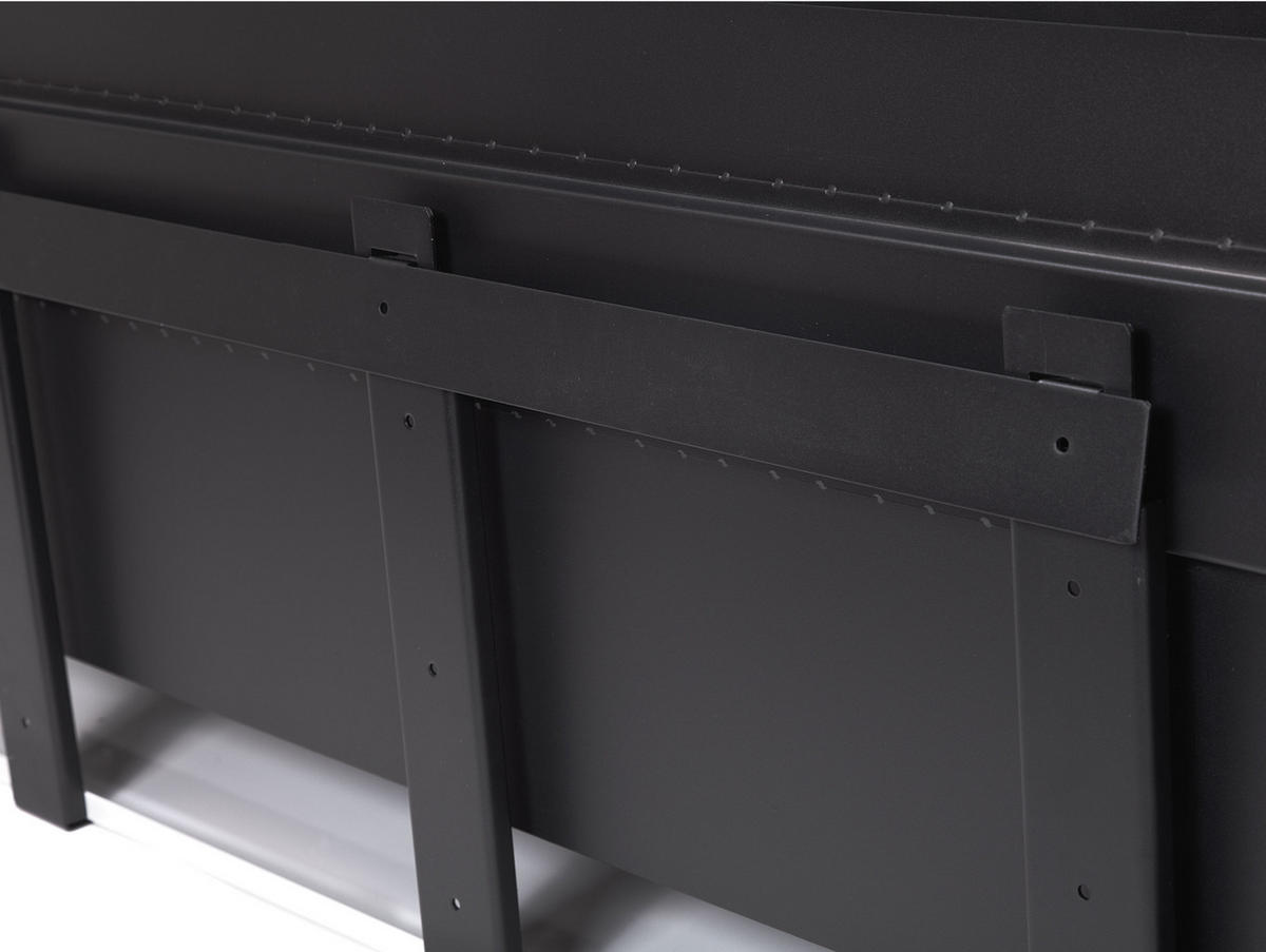 BIOETHANOL-KAMIN Weiß Wandmodell inklusive 3.6 L Brennblock - Weiß, Metall (136/54/21cm) - Purline