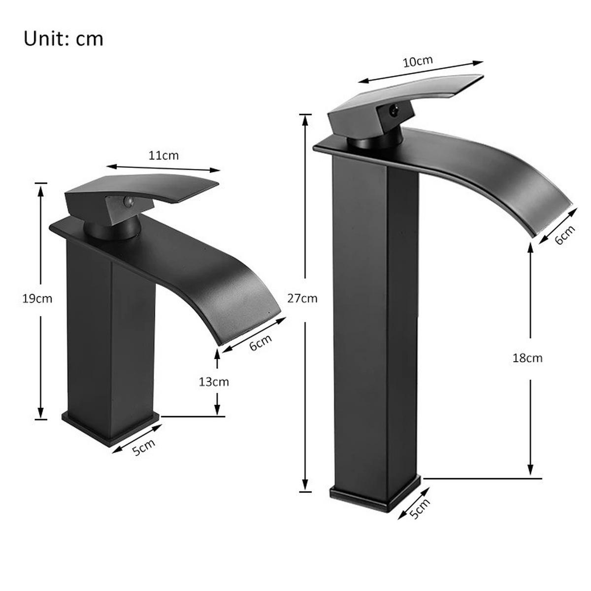 WASCHTISCHARMATUR Einzigen Griff Mixer Heißes Kaltes, Hoch, Weiß - Weiß, Metall (10/27/5cm) - Kaket