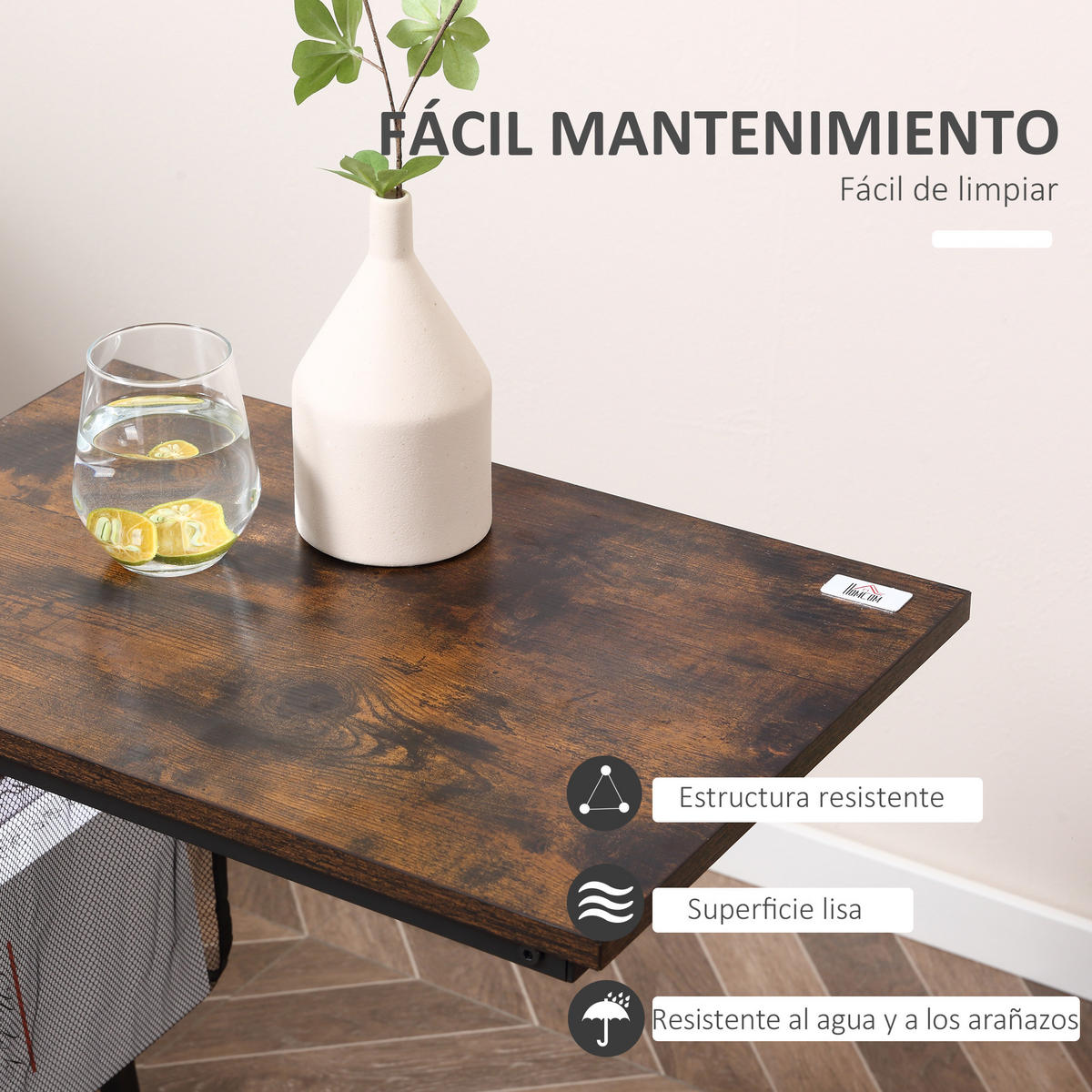 BEISTELLTISCH Braun 1 Stück - Braun, Kunststoff (53/35/64.5cm) - GiPP