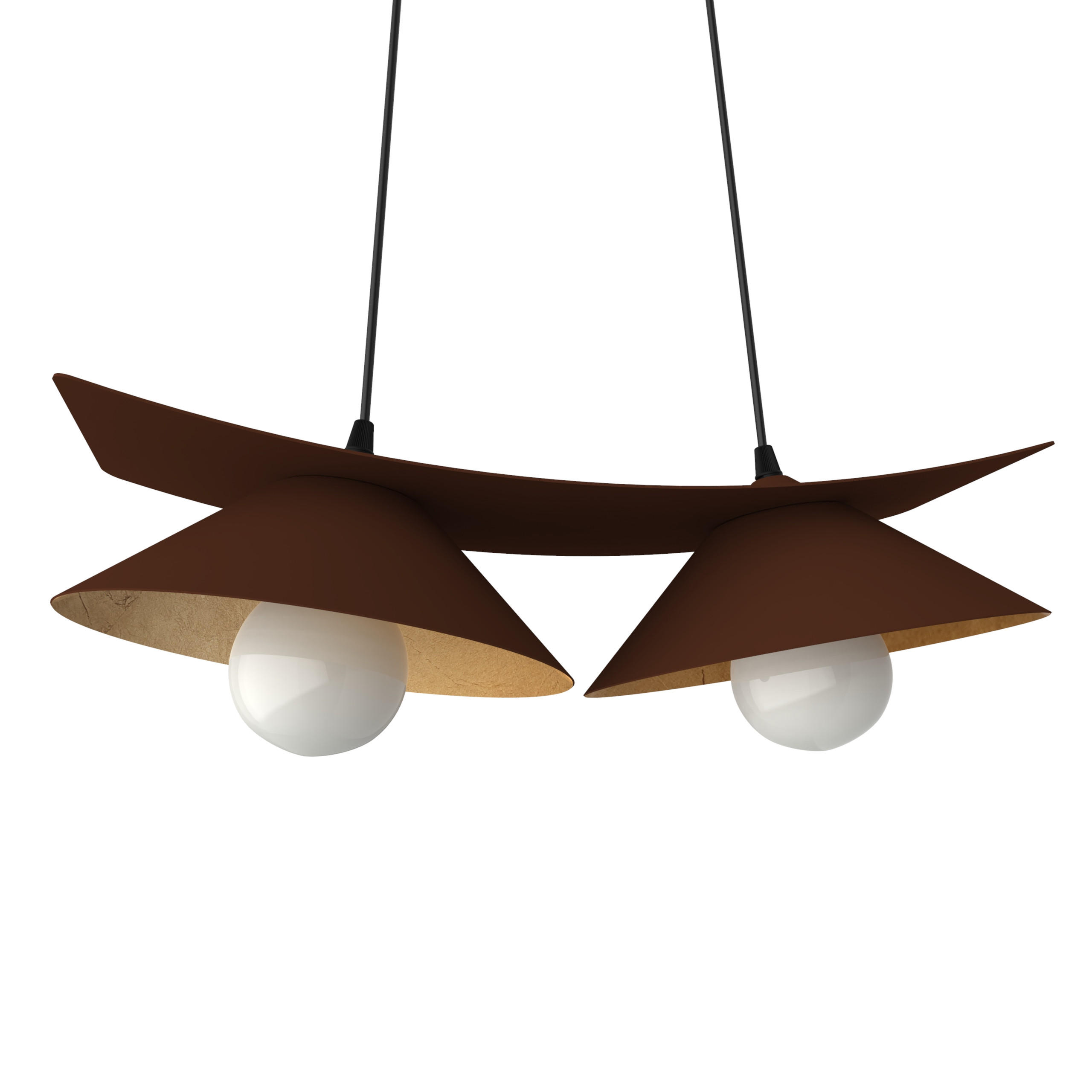 Lumicom Hängeleuchte Gold 50x16x70 cm
