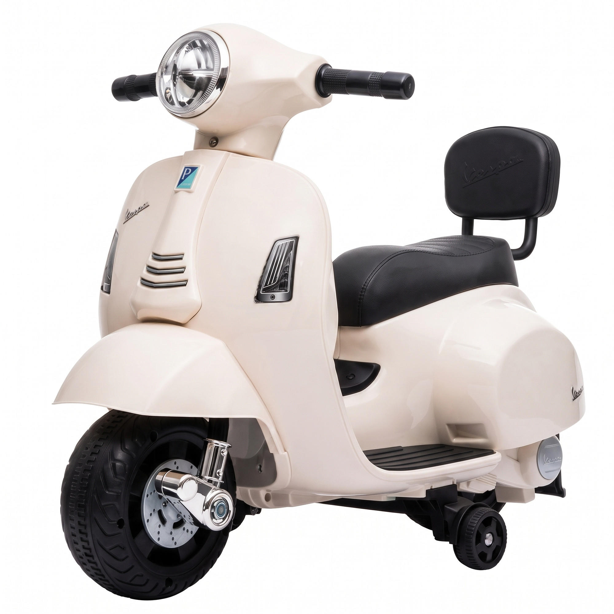 KINDERMOTORRAD Kunststoff Stahl Weiß - Weiß, Kunststoff (66.5/38/52cm) - AIYAPLAY