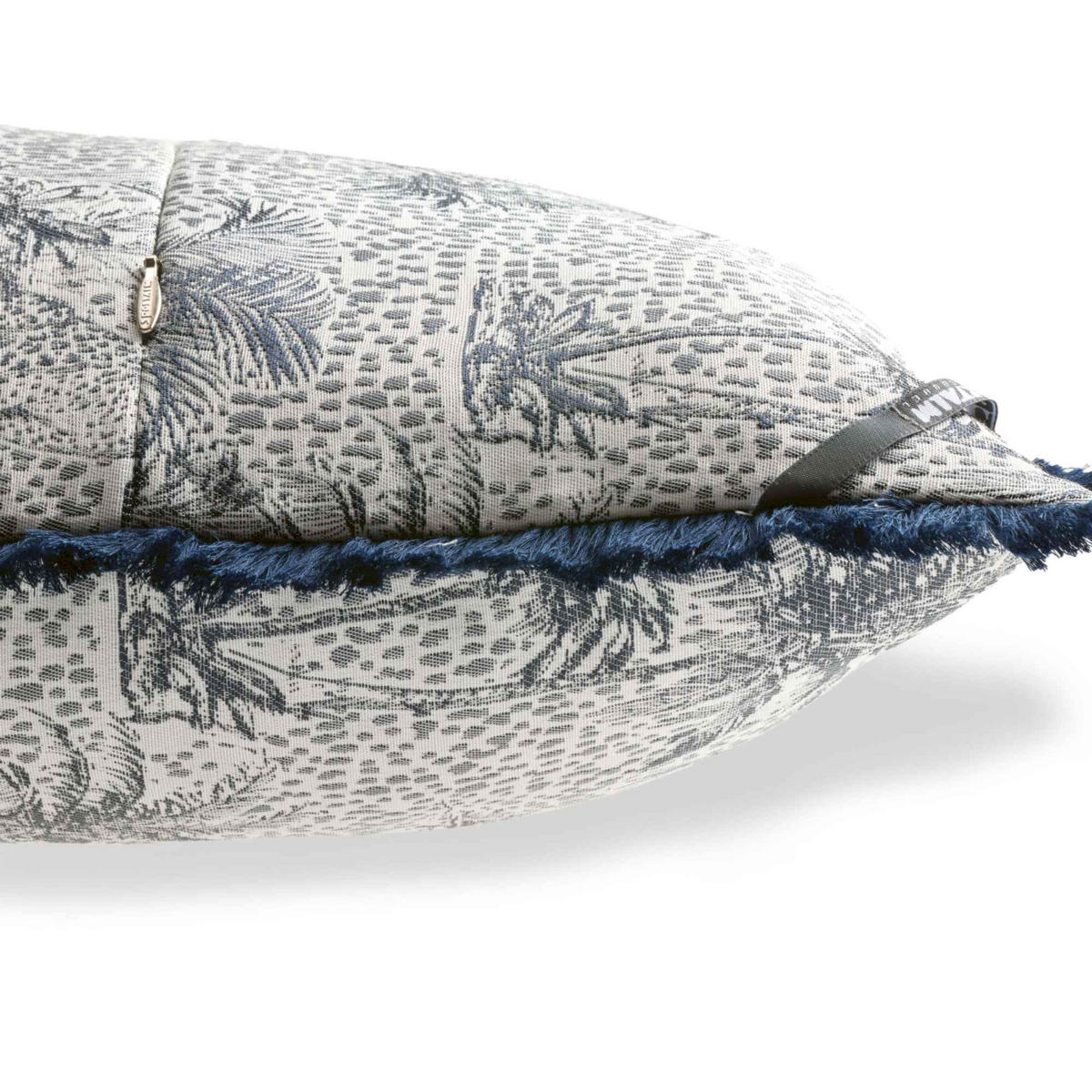 KISSENHÜLLE PALMS - Blau, Textil (50/50cm) - Sportalm Kitzbühel