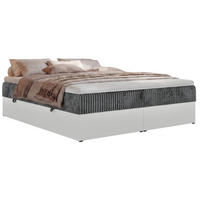 POSTEL BOXSPRING TRAVIT ZERO 140/200 - Šedá Manšestr - Topper Visco - H4 - šedá/černá, textil/plast (140/200cm) - MKS