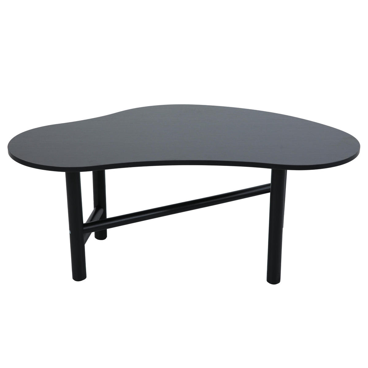 COUCHTISCH, Schwarz - Schwarz, Holz (100/60/38cm) - Oviala