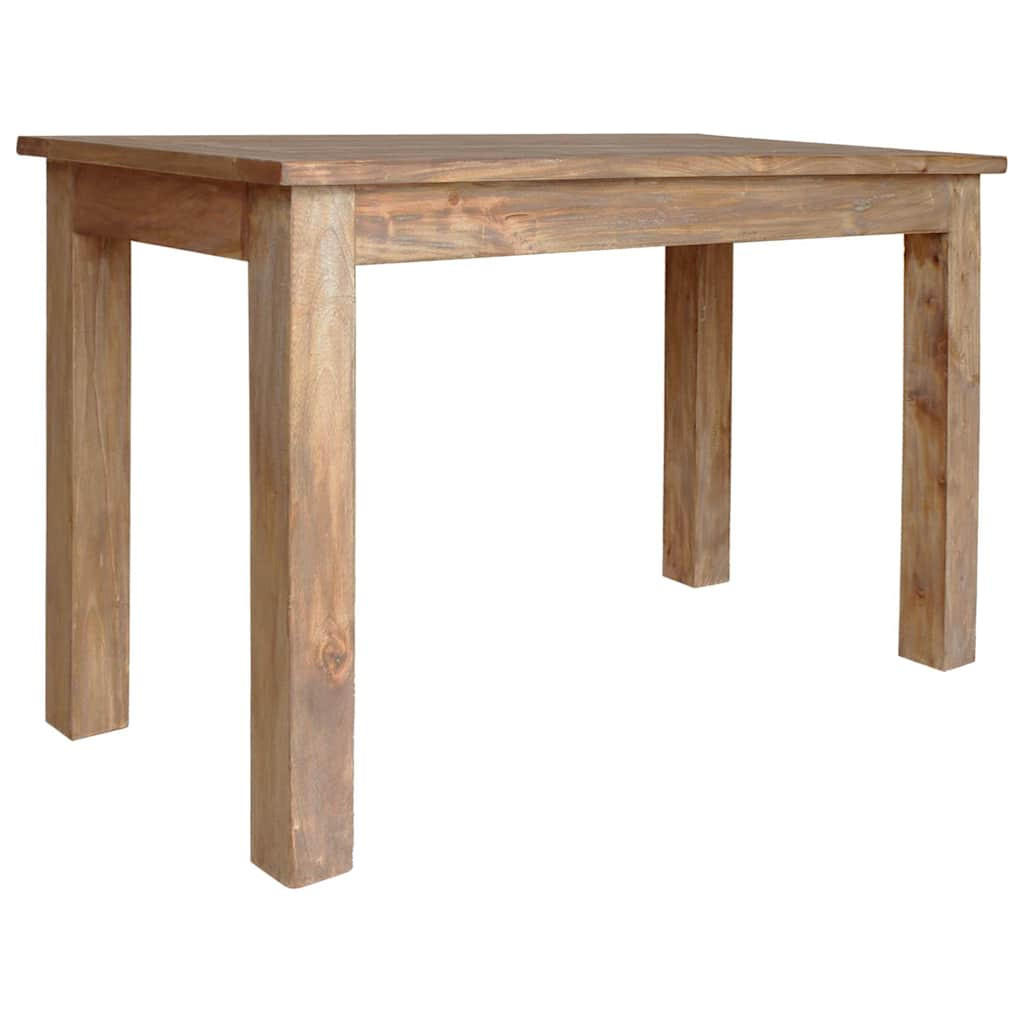ESSTISCH Massives Mahagoniholz 120/60/77 Cm - Braun, Holzwerkstoff (120/60/77cm) - vidaXL