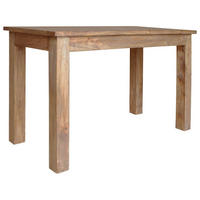ESSTISCH Massives Mahagoniholz 120/60/77 Cm - Braun, Holzwerkstoff (120/60/77cm) - vidaXL