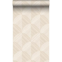 TAPETE 3D Muster 53 cm x 10.05 m - Beige, Papier (53/1000cm) - Origin Wallcoverings
