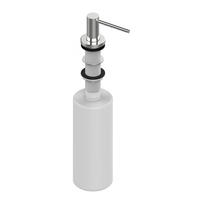 SEIFENSPENDER aus Edelstahl, Rund, Hochglanz, von oben Befüllbar - Chromfarben, Metall (79/33.5/79cm) - VIZIO